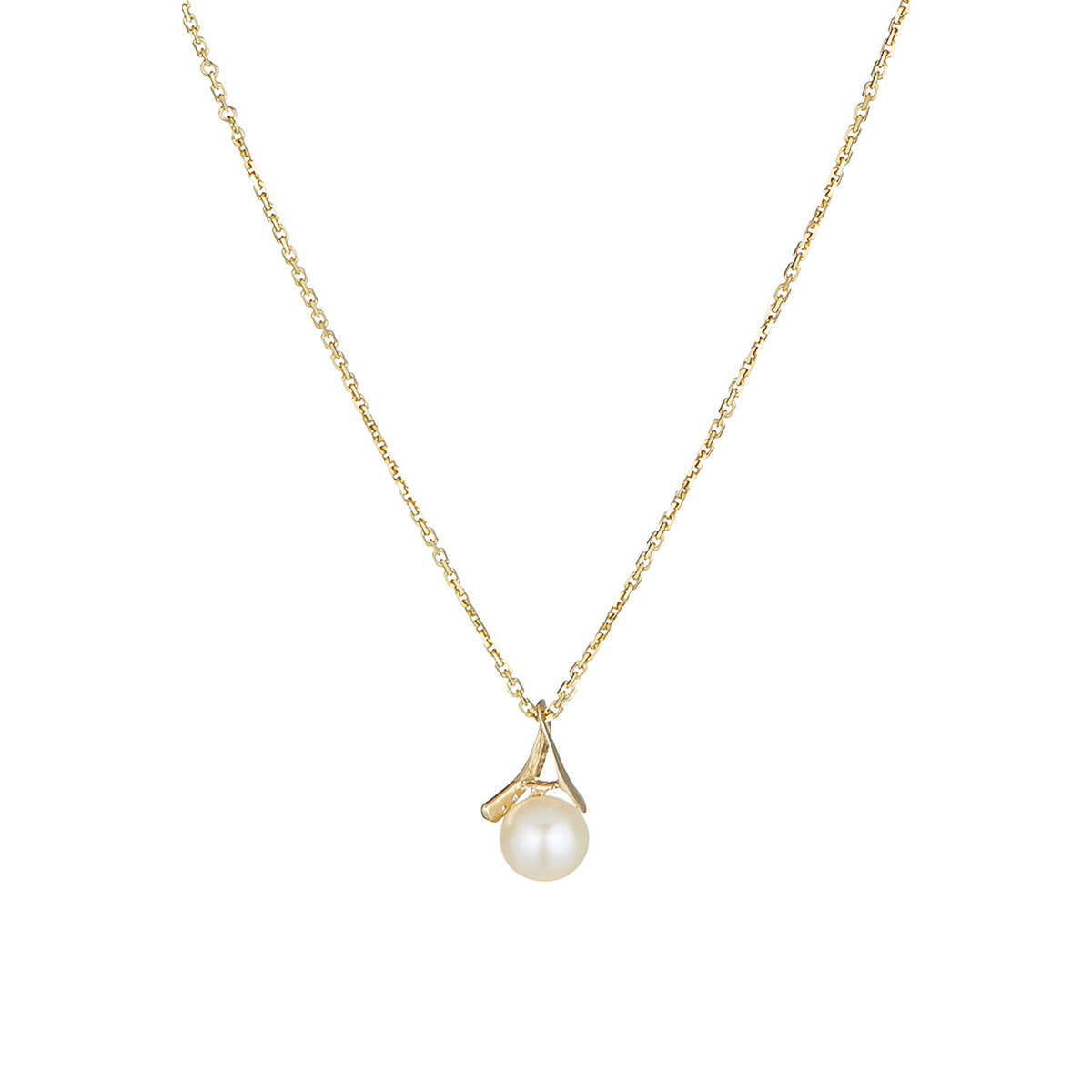Pendentif Or Jaune 375/1000 et Perle Pendentif "Passionnel" Or jaune