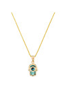 Pendentif Or Jaune 375/1000 et Zirconium