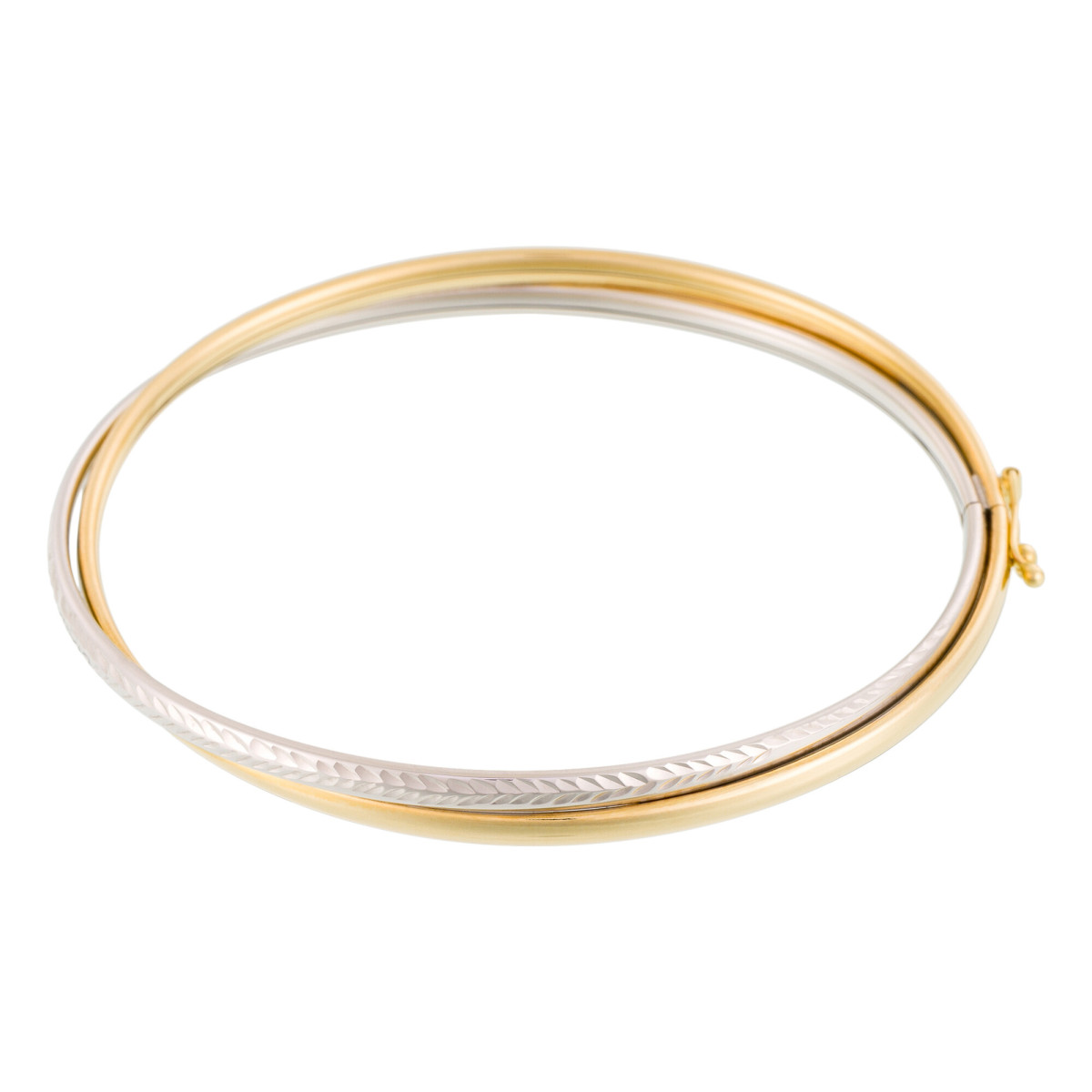 Bracelet Or Bicolore 375/1000 Bracelet Or Bicolore 375/1000