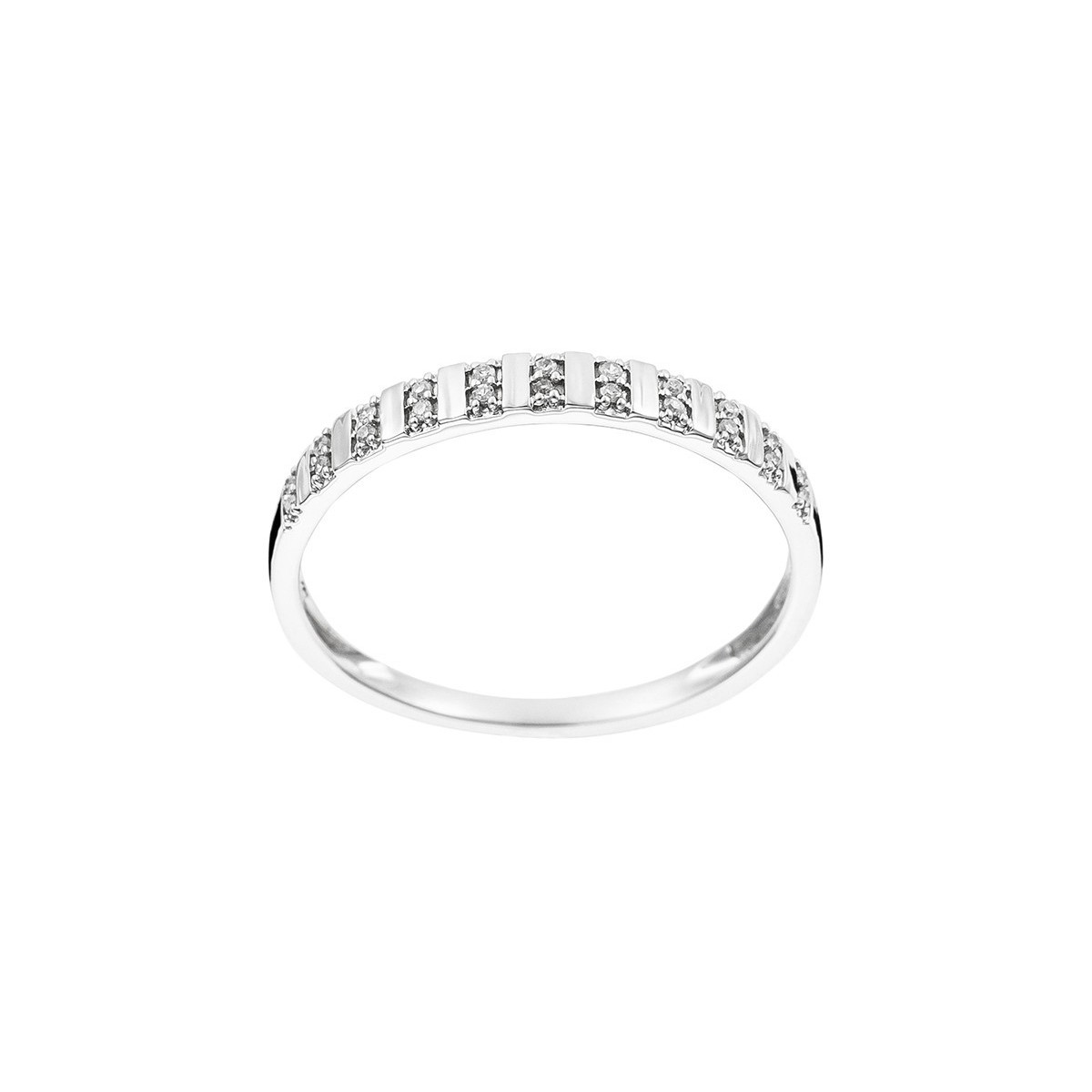 Bague "Capricieuse" Or blanc et Diamant