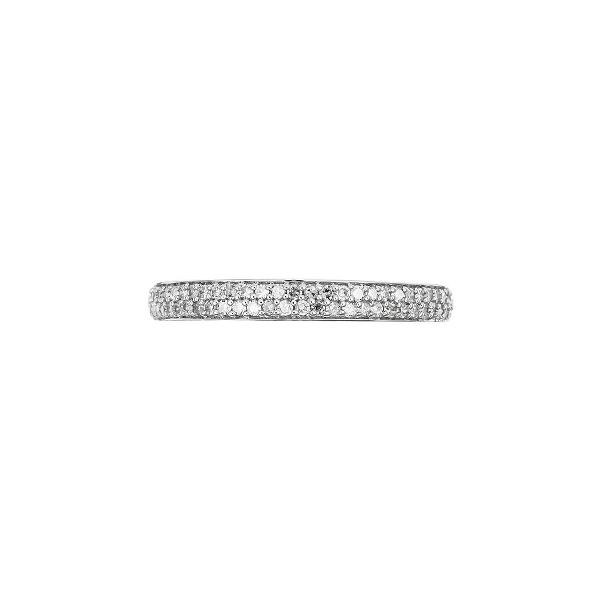 Bague Or Blanc et Diamant Bague "Béguin Divin" Or blanc et Diamant