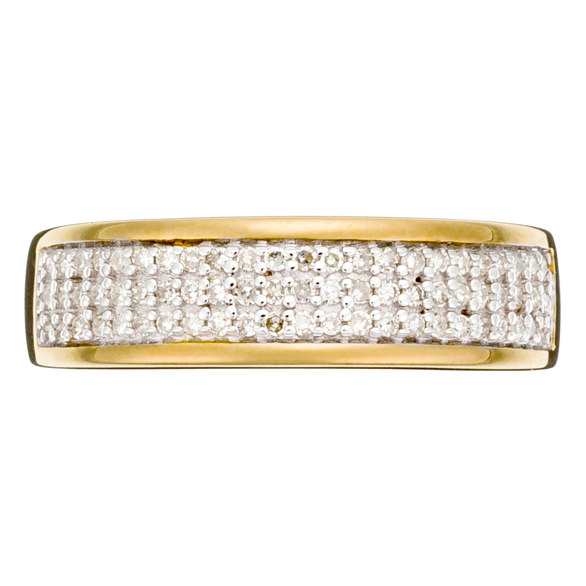 Bague "Béguin Majestueux" Or jaune et Diamant