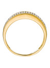 Bague Or Jaune et Diamant