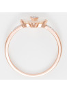 Bague Or Rose Diamant et Nacre