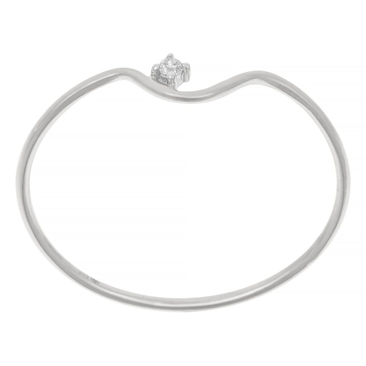 Bague "Destin Noble" Or blanc et Diamant