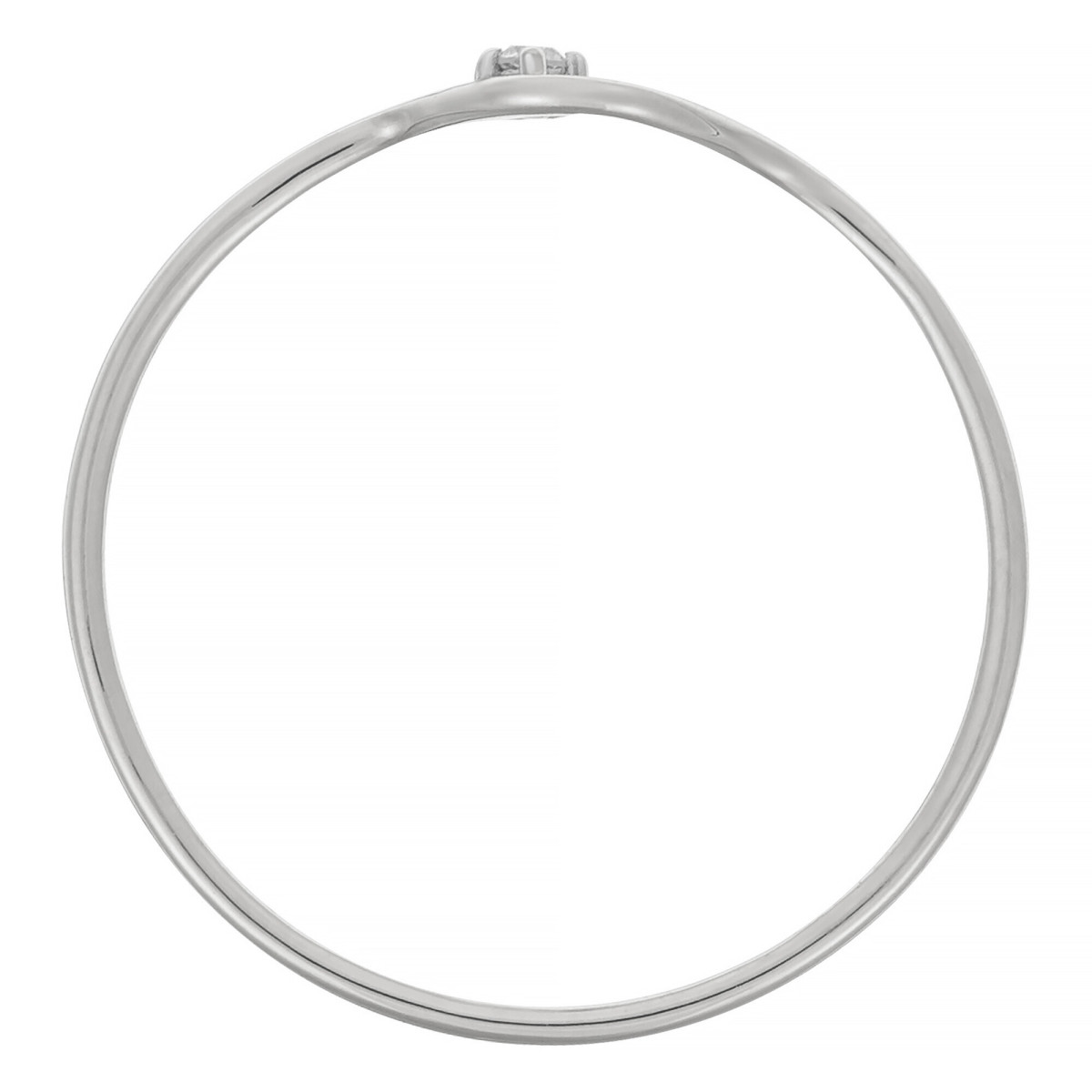 Bague "Destin Noble" Or blanc et Diamant