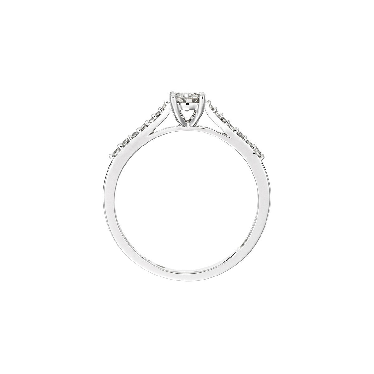 Bague Or Blanc et Diamant Bague "Eternelle" Or blanc et Diamants