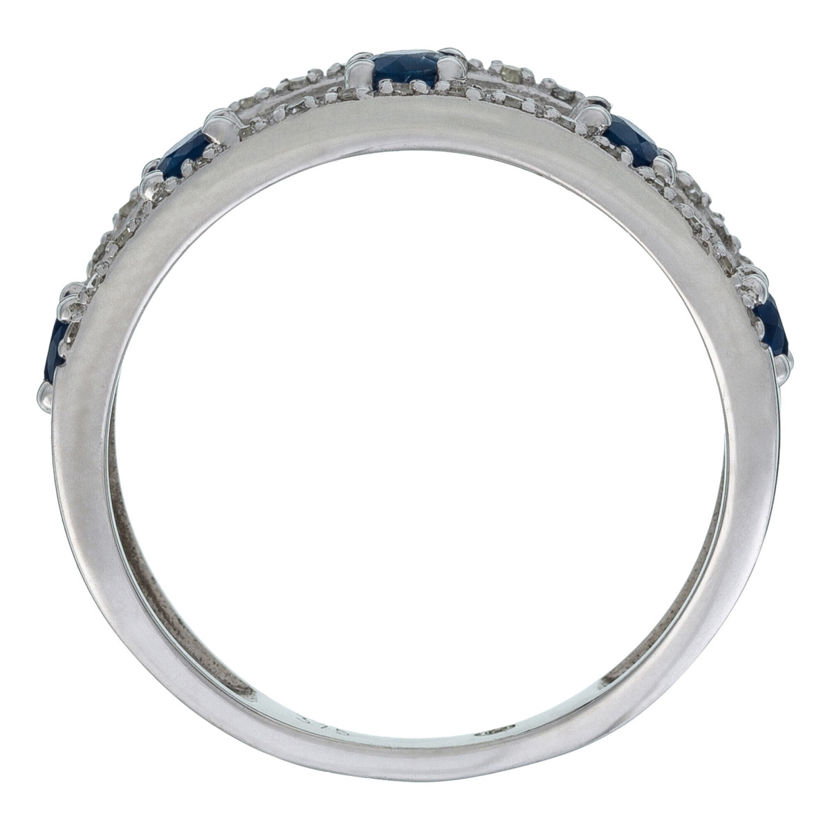 Bague "Florence Légendaire" Or blanc et Saphir