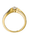 Bague Or Jaune et Diamant