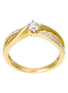 Bague Or Jaune et Diamant