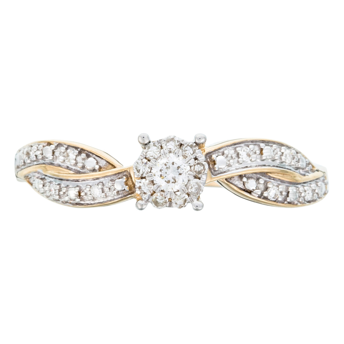 Bague Or Jaune et Diamant Bague "Aimante" Or jaune et Diamant