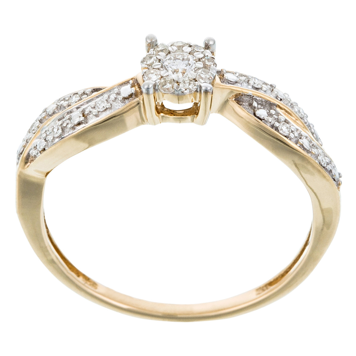 Bague Or Jaune et Diamant Bague "Aimante" Or jaune et Diamant