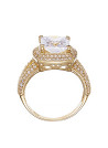 Bague Or Jaune 375/1000 et Zirconium