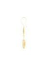 Boucles d'oreilles Or Jaune 375/1000 et zirconium