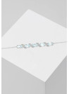Bracelet Or Blanc Diamant et Topaze