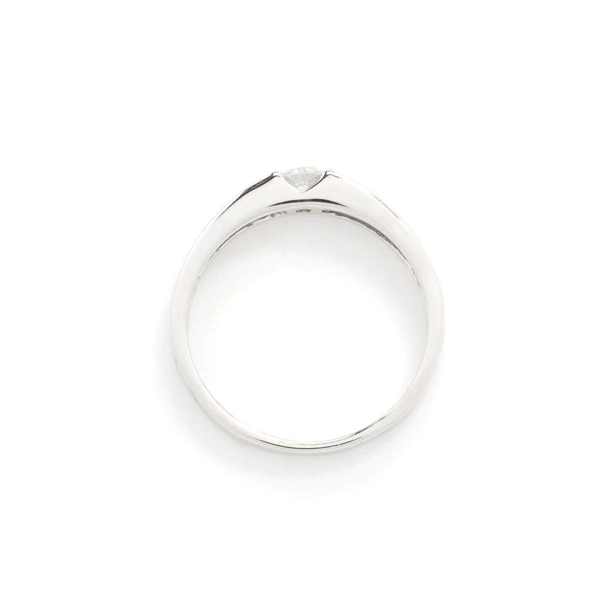 Bague Or Blanc et Diamant Bague "Amour Majestueux" Or blanc et Diamant