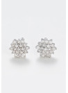 Boucles d'oreilles Or Blanc et Diamant