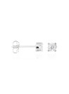 Boucles d'oreilles Or Blanc et Diamant