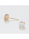 Boucles d'oreilles Or Jaune et Diamant