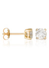 Boucles d'oreilles Or Jaune et Diamant