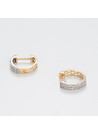 Boucles d'oreilles Or Jaune et Diamant