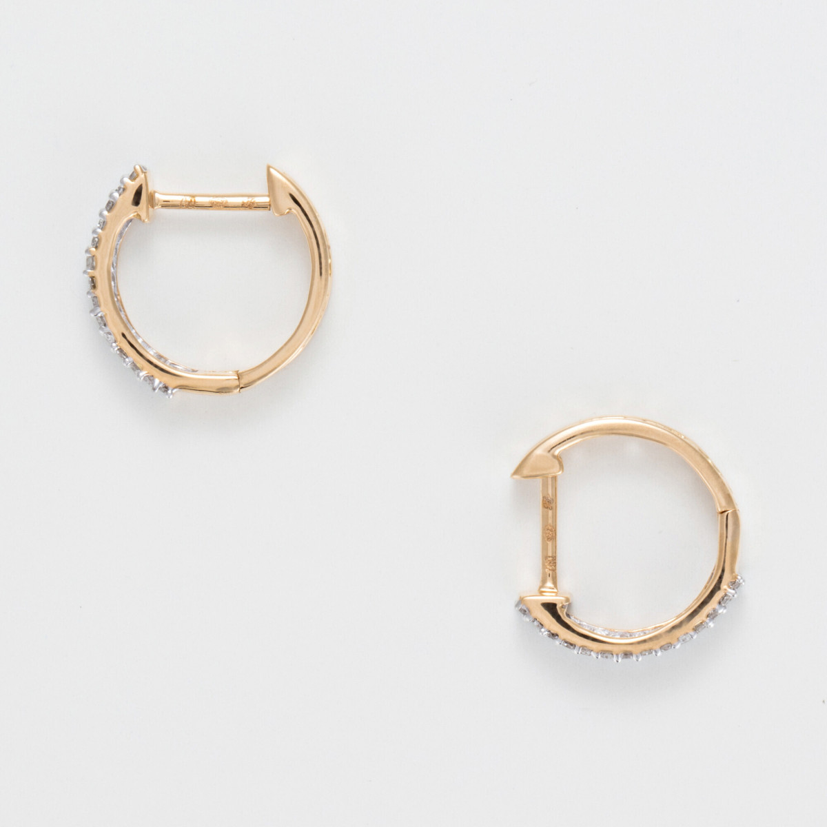 Boucles d'oreilles Or Jaune et Diamant Boucles d'oreilles "Frémissante" Or jaune et Diamant