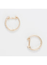 Boucles d'oreilles Or Jaune et Diamant