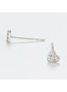 Boucles d'oreilles Or Blanc et Diamant