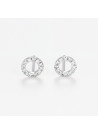 Boucles d'oreilles Or Blanc et Diamant