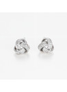 Boucles d'oreilles Or Blanc et Diamant