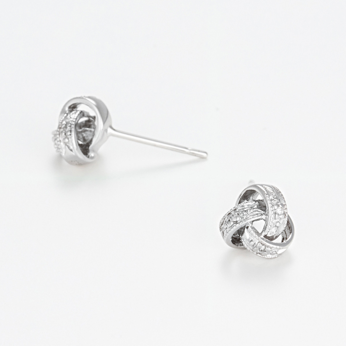 Boucles d'oreilles Or Blanc et Diamant Boucles d'oreilles "Libératrice" Or blanc et Diamant