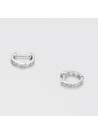 Boucles d'oreilles Or Blanc et Diamant