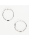 Boucles d'oreilles Or Blanc et Diamant