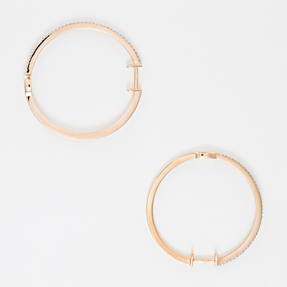 Boucles d'oreilles Or Jaune et Diamant Boucles d'oreilles "Lumineuse" Or jaune et Diamant
