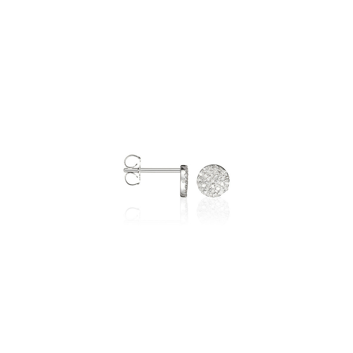 Boucles d'oreilles Or Blanc et Diamant Boucles d'oreilles "Ma Bouleversante" Or blanc et Diamant