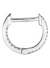 Boucles d'oreilles Or Blanc et Diamant