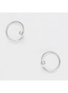 Boucles d'oreilles Or Blanc et Diamant