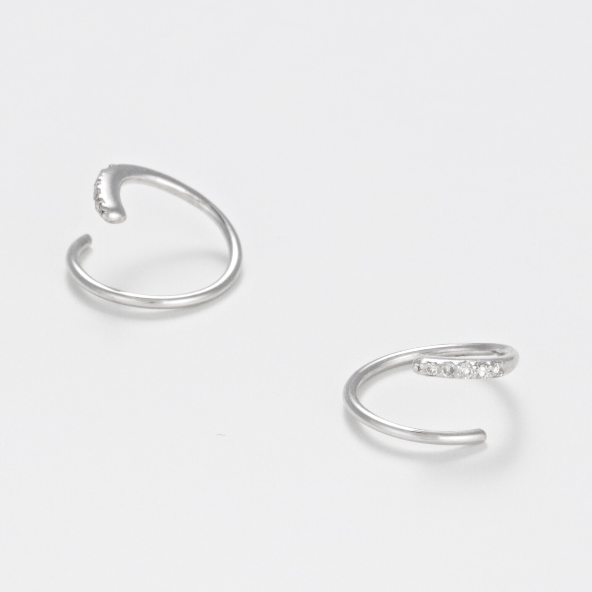 Boucles d'oreilles Or Blanc et Diamant Boucles d'oreilles "Magnificense" Or blanc et Diamant