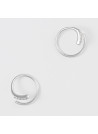 Boucles d'oreilles Or Blanc et Diamant