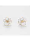 Boucles d'oreilles Or Jaune et Email