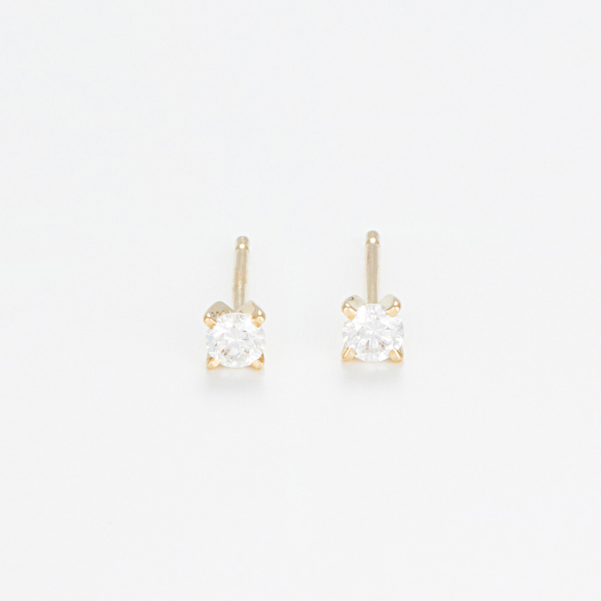 Boucles d'oreilles Or Jaune et Diamant