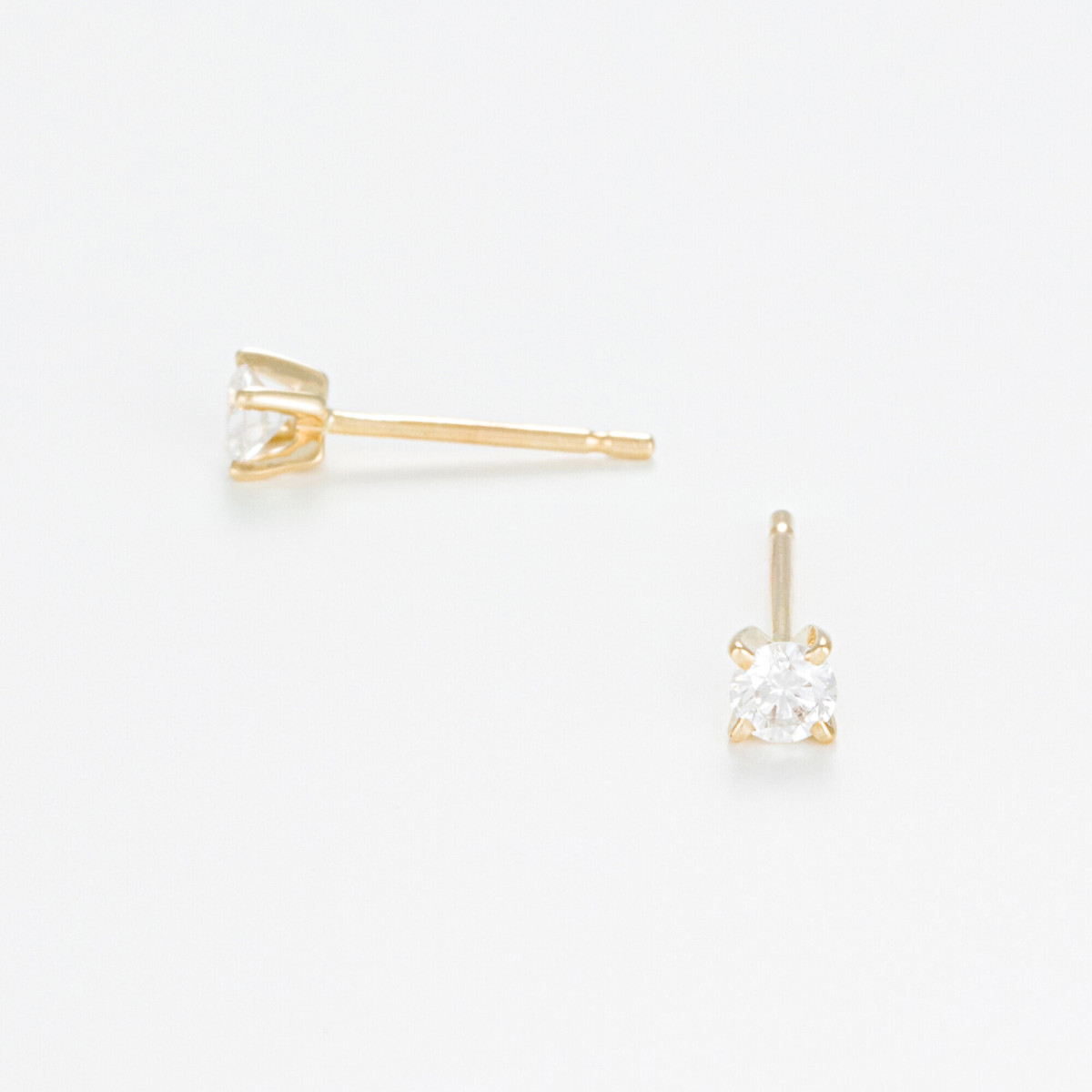 Boucles d'oreilles Or Jaune et Diamant