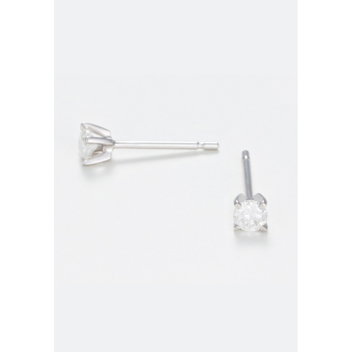 Boucles d'oreilles Or Blanc et Diamant