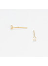 Boucles d'oreilles Or Jaune et Diamant