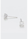 Boucles d'oreilles Or Blanc et Diamant