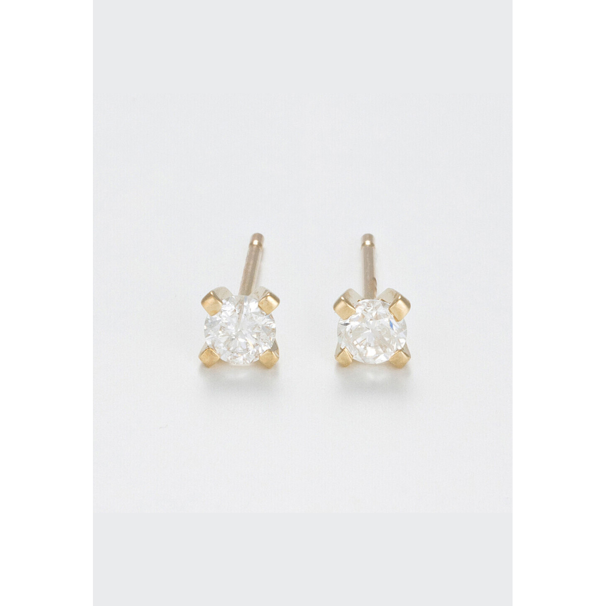 Boucles d'oreilles Or Jaune et Diamant