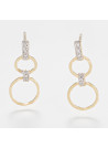 Boucles d'oreilles Or Jaune et Diamant