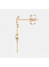 Boucles d'oreilles Or Jaune et Diamant