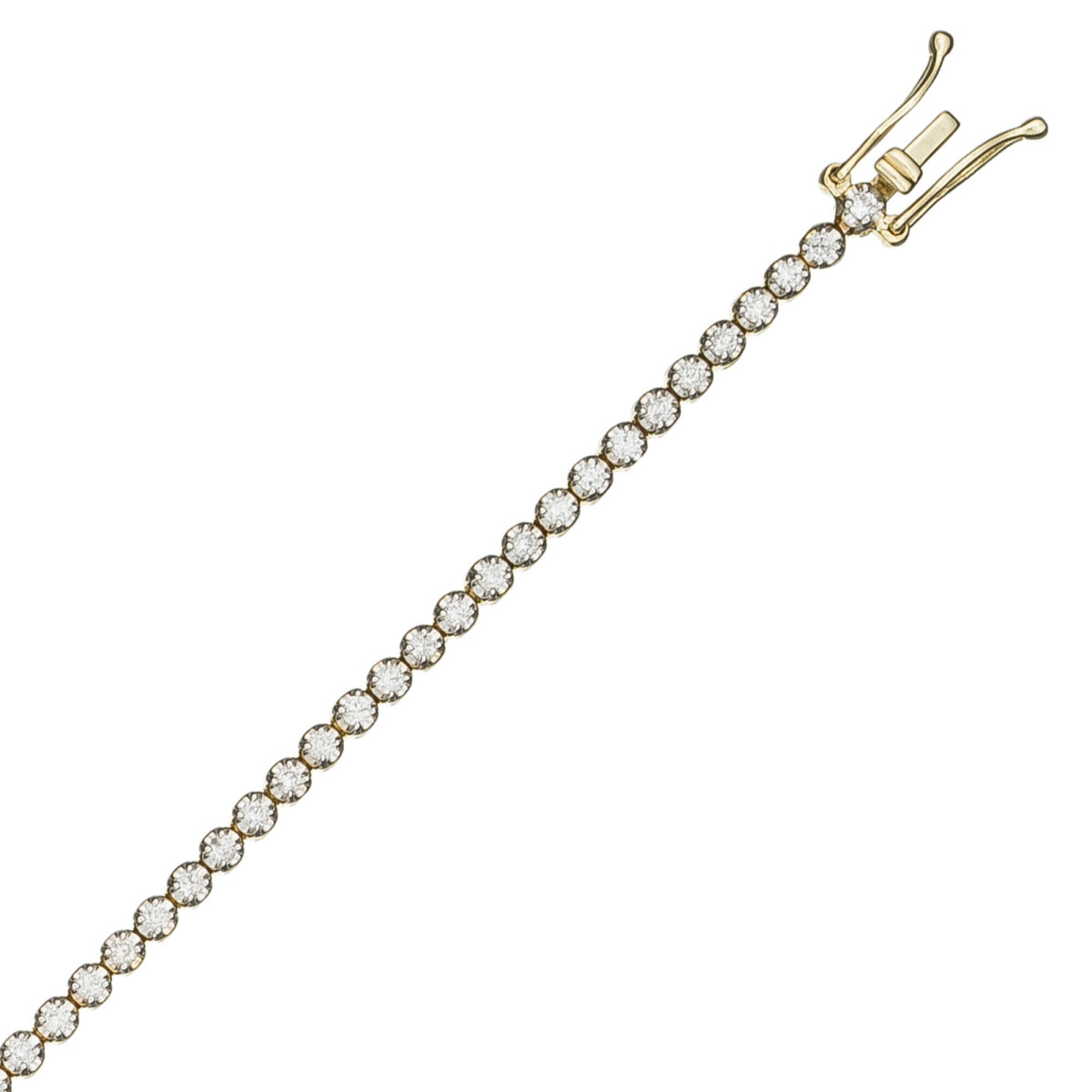 Bracelet Or Jaune et Diamant Bracelet "Amour Brillantissime" Or jaune et Diamant