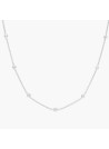 Collier Or Blanc et Diamant